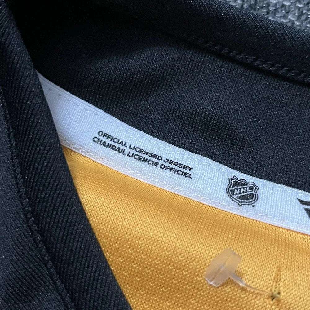 Boston Bruins Jersey Sweater Mens 4XL Black Gold NHL Hockey Fanatics Breakaway - Picture 12 of 16